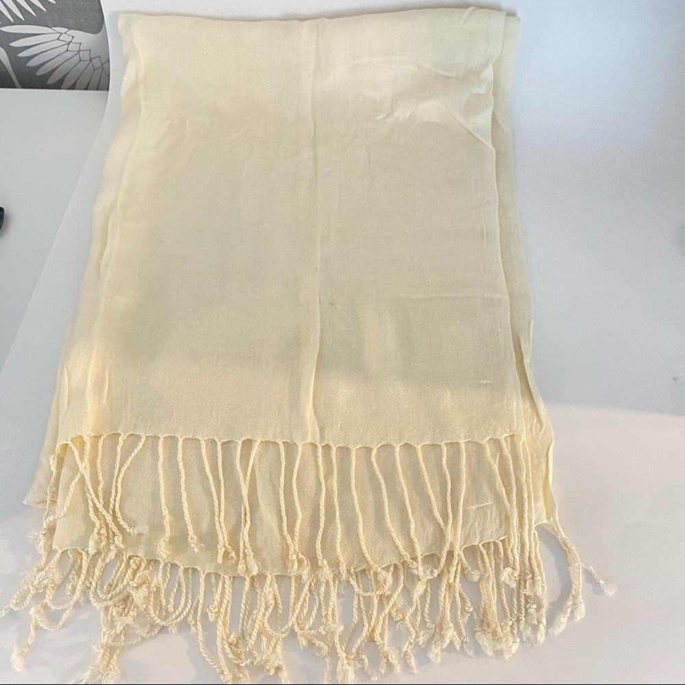 Cream Scarf
